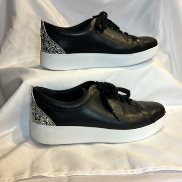FitFlop Rally, black silver glitter sneakers, perfect condition - Picture 8 of 8